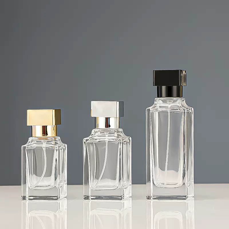 Rectangular Glass Perfume Bottle